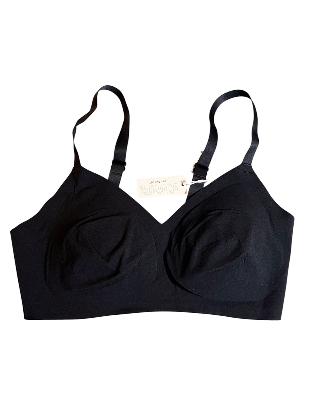 NEW aerie Black Seamless Wireless Bra
SMOOTHEZ. Padded
Large.